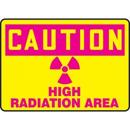 OSHA CAUTION Safety Sign HIGH MRAD616XV